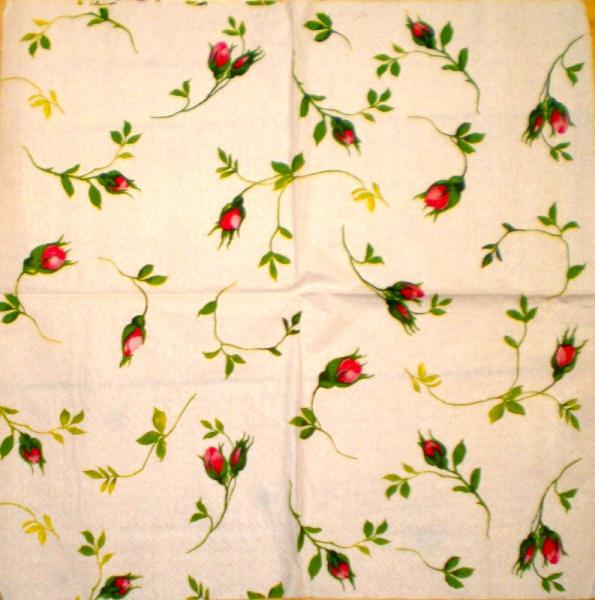 033 Rosen - 3-lagig (56290) - Table Deco